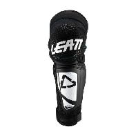 Leatt 3DF Hybrid Knee Shin Guard EXT Junior наколенники подростковые, черно-белый