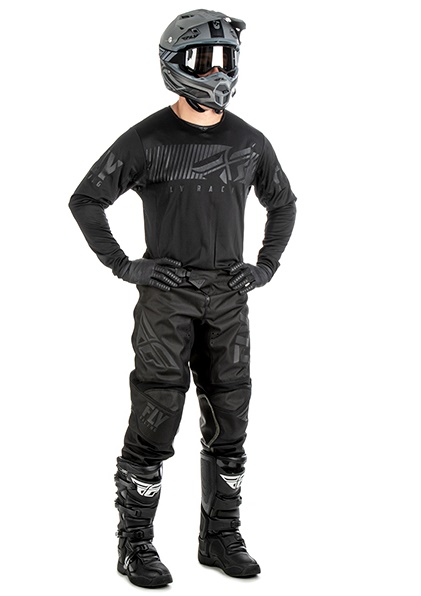 Fly Racing Kinetic Shield джерси, черный Fly Racing Kinetic Shield джерси, черный