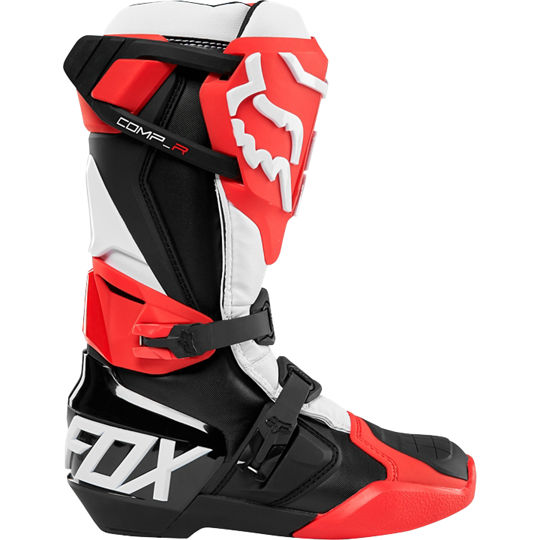 Fox Comp R мотоботы, красно-черно-белый