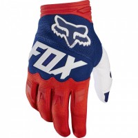 Fox Dirtpaw Race 2017 мотоперчатки, красно-сине-белый
