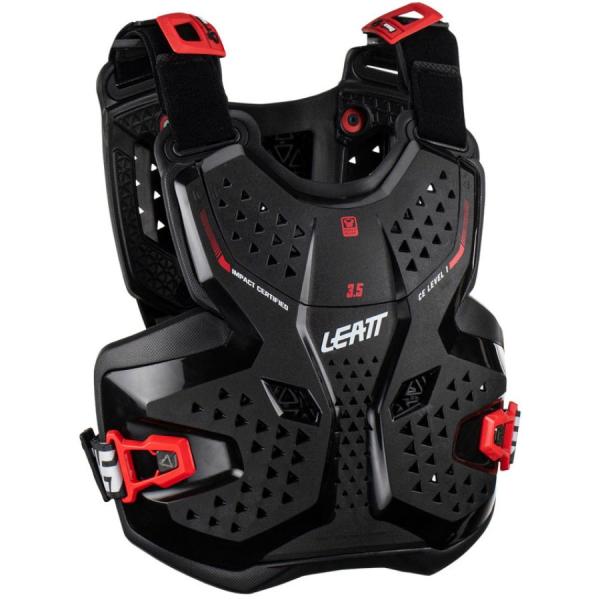 Leatt Chest Protector 3.5 Junior Black/Red панцирь без плеч подростковый Leatt Chest Protector 3.5 Junior Black/Red панцирь без плеч подростковый