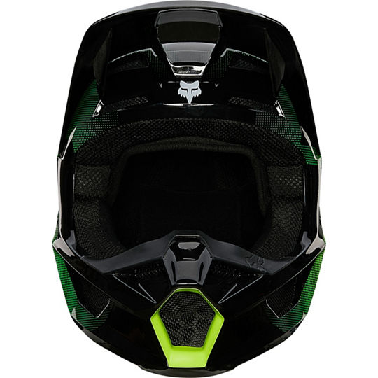 Fox Racing V1 Tayzer Black шлем кроссовый Fox Racing V1 Tayzer Black шлем кроссовый