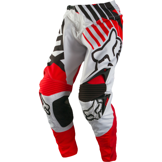 Fox Racing 360 Savant мотоштаны, красно-белый Fox Racing 360 Savant мотоштаны, красно-белый