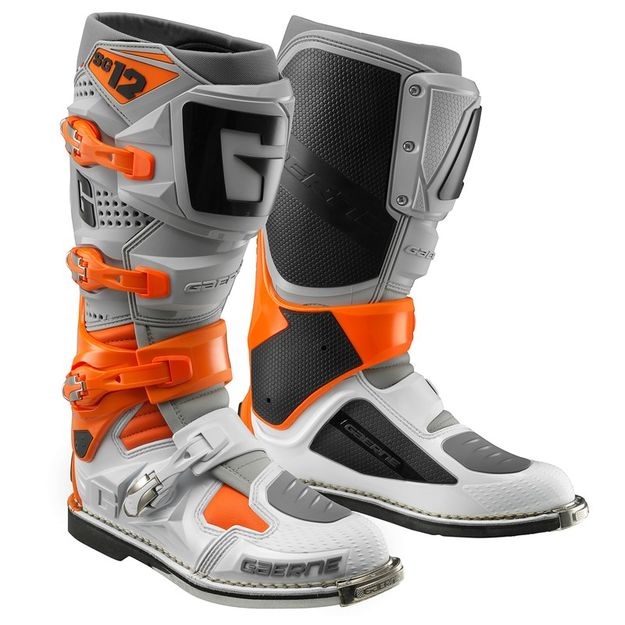 Gaerne SG-12 мотоботы кроссовые, серо-бело-оранжевый