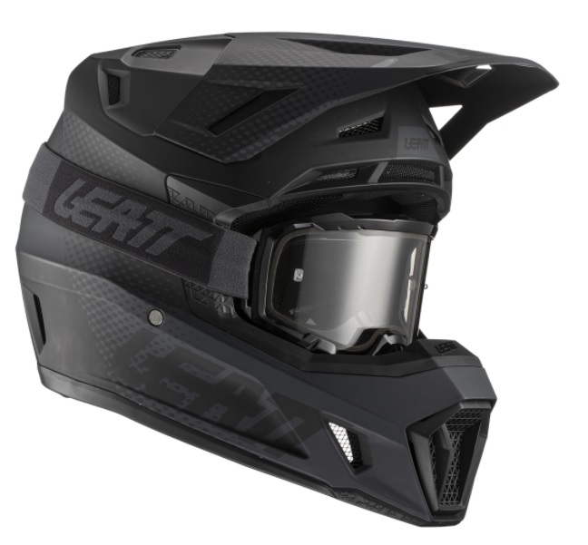 Leatt Kit Moto 7.5 V22 Black шлем кроссовый + Velocity 4.5 мотоочки