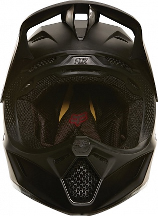 Fox Racing V3 Carbon 2018 шлем кроссовый, черный матовый