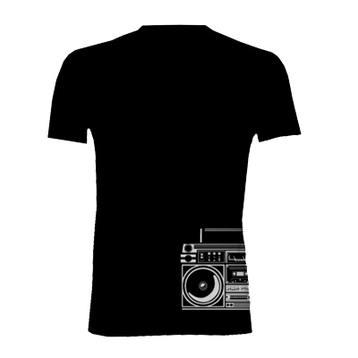 Primal Boom Box T-Shirt футболка, черный
