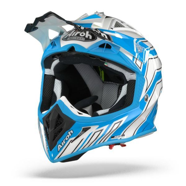 Airoh Aviator Ace Art Azure шлем внедорожный, бело-голубой Airoh Aviator Ace Art Azure шлем внедорожный, бело-голубой