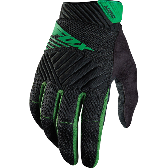 Fox Racing Digit велоперчатки, зелено-черный