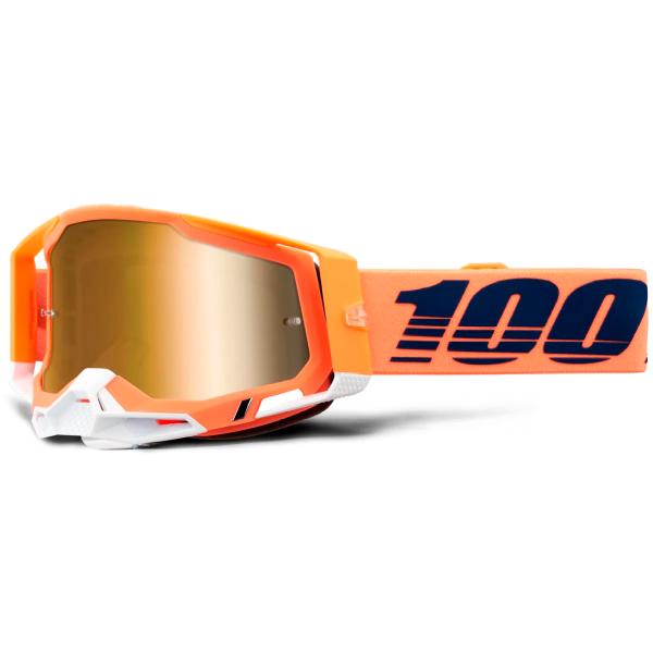 100% Racecraft 2 Coral / Mirror True Gold Lens мотоочки