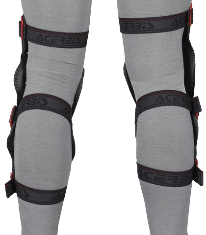 Acerbis Impact Evo 3.0 наколенники, черно-красный