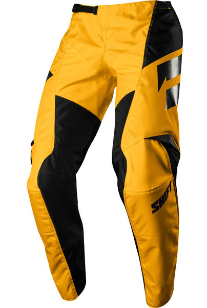 Shift White Ninety Seven Youth 2018 мотоштаны подростковые, желтый