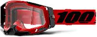 100% Racecraft 2 Red / Clear Lens 