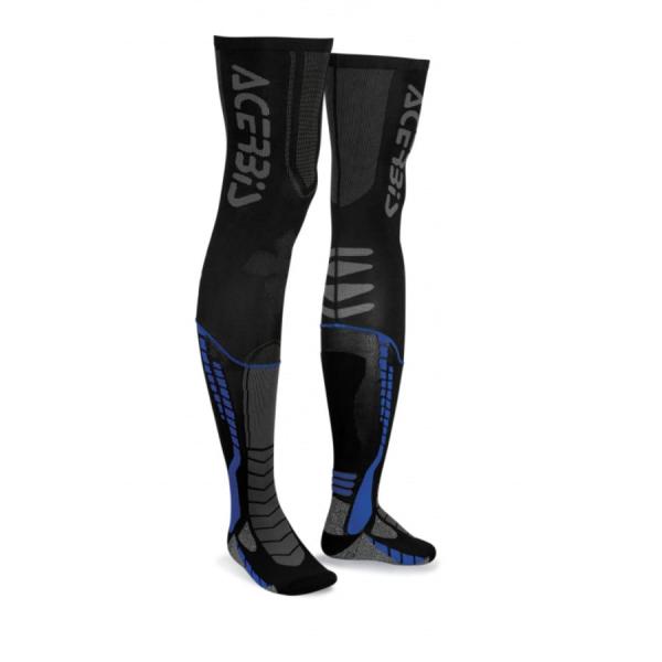 Acerbis X-LEG Pro Black/Blue чулки под наколенники с носком