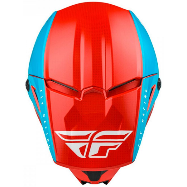 Fly Racing Kinetic Straight Edge шлем кроссовый детский, красно-бело-синий Fly Racing Kinetic Straight Edge шлем кроссовый детский, красно-бело-синий
