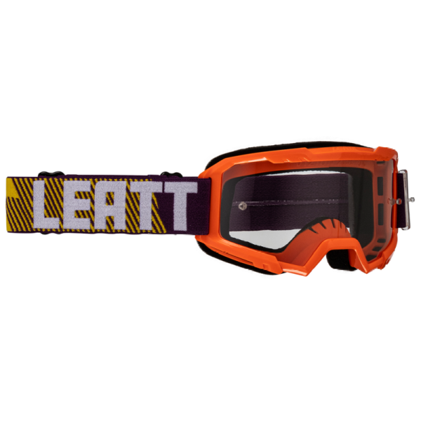 Leatt Vizion 2.5s Orange / Clear Lens 90% мотоочки подростковые