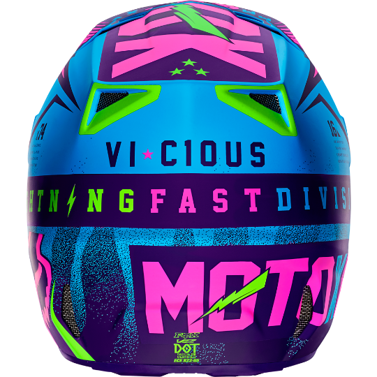 Fox Racing V2 Vicious Special шлем кроссовый, фиолетово-синий