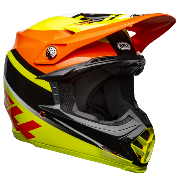 Bell Moto-9 Mips Prophecy Gloss Yellow/Orange/Black шлем кроссовый