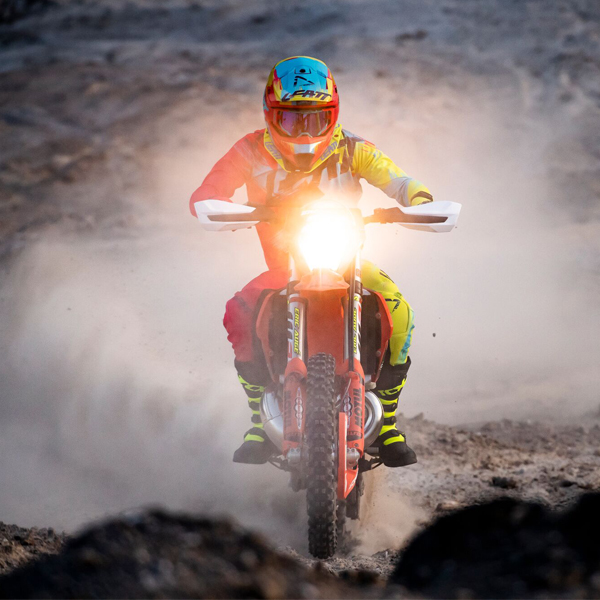 Leatt GPX 3.5 шлем кроссовый, красно-желтый