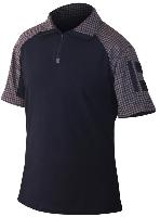 Phoenix Scout рубашка с коротким рукавом в мелкую клетку, коричневый