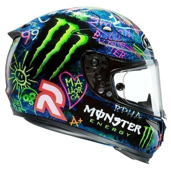 HJC RPHA 10 PLUS Graffiti Lorenzo MC2 шлем интеграл