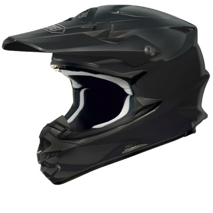 Shoei VFX-W Plain шлем кроссовый, черный глянцевый