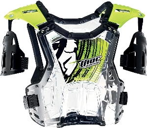 Thor Quadrant панцирь, прозрачный черно-салатовый