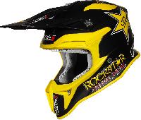 Just1 J18 RockStar шлем кроссовый, желто-черно-белый