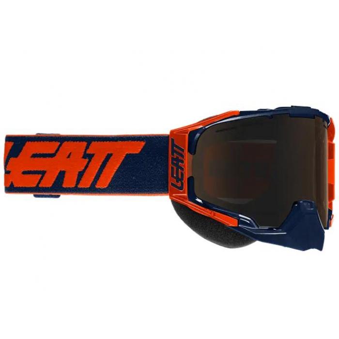 Leatt Velocity 6.5 SNX Iriz Ink/Orange Bronze очки снегоходные