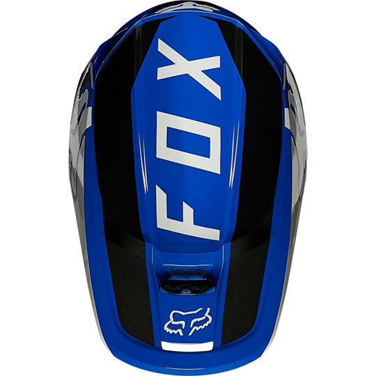 Fox Racing V1 Revn Blue шлем кроссовый