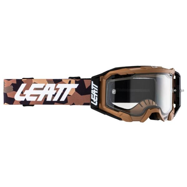 Leatt Velocity 5.5 Enduro Stone / Clear 83% мотоочки, двойная линза Leatt Velocity 5.5 Enduro Stone / Clear 83% мотоочки, двойная линза