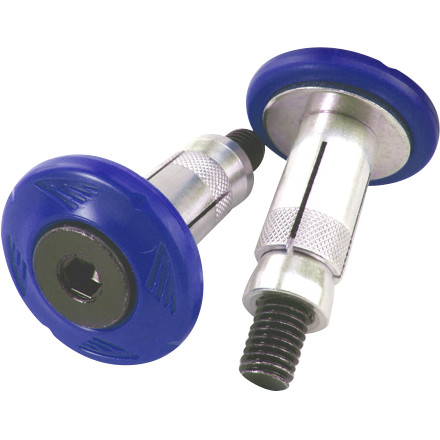 Cycra Grip Armor W/Bar End заглушки в торец руля, синий