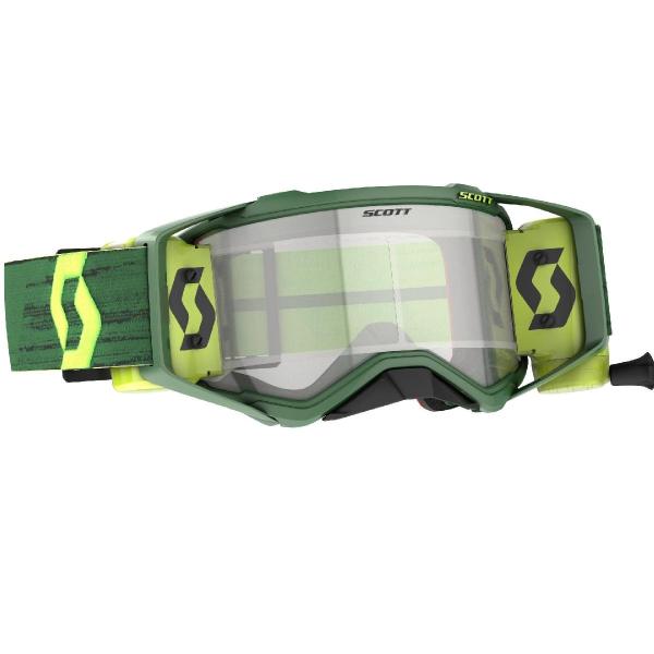 Scott Prospect WFS Green/Yellow Сlear Lens мотоочки с перемоткой