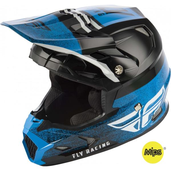 Fly Racing Toxin MIPS Embargo шлем кроссовый, черно-синий Fly Racing Toxin MIPS Embargo шлем кроссовый, черно-синий