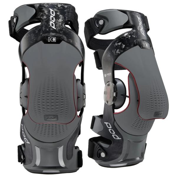 POD MX K8 3.0 Knee Brace Carbon/Graphite наколенники