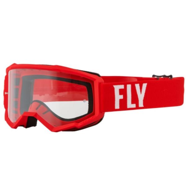 Fly Racing Focus 2022 мотоочки, красно-белый