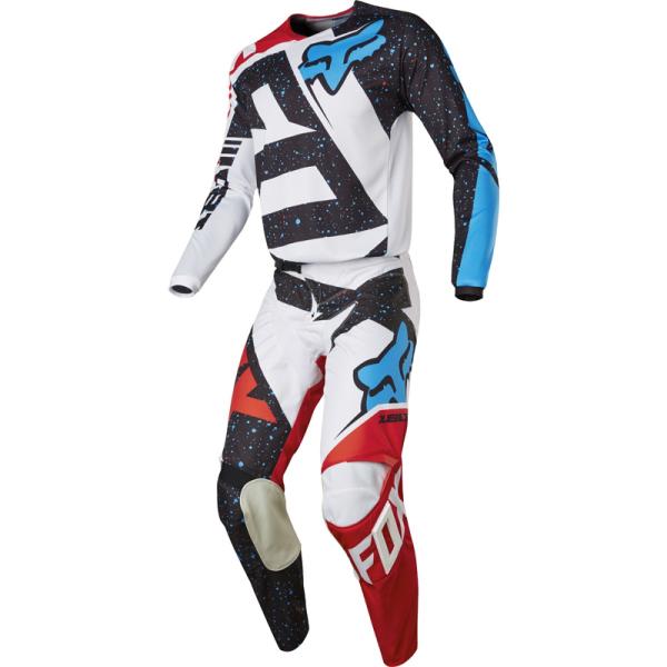 Fox Racing 180 Nirv комплект, бело-черно-красный Fox Racing 180 Nirv комплект, бело-черно-красный