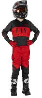 Fly Racing F-16 2022 комплект подростковый, красно-черный