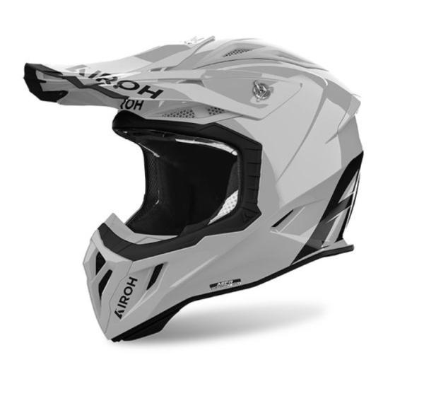 Airoh Aviator Ace 2 Cement Grey Gloss шлем внедорожный Airoh Aviator Ace 2 Cement Grey Gloss шлем внедорожный