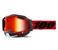 100% Racecraft 2 Snowmobile Red/Mirror Red Lens очки снегоходные