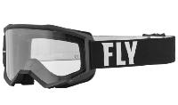 Fly Racing Focus 2022 мотоочки, черно-белый