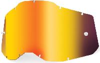 100% RC2/AC2/ST2 Replacement Lens Mirror Red 