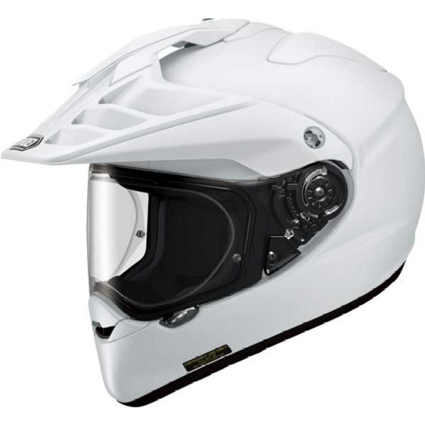 Shoei Hornet ADV Plain WHITE PinLock шлем эндуро, белый глянцевый