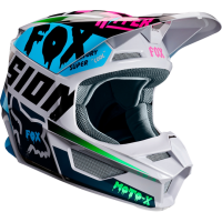 Fox Racing V1 Czar 2019 шлем кроссовый, серый