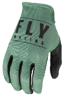 Fly Racing Media мотоперчатки, зелено-черный