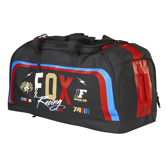 Fox Podium Rohr Gear Bag сумка для экипировки, черно-красно-белый Fox Podium Rohr Gear Bag сумка для экипировки, черно-красно-белый