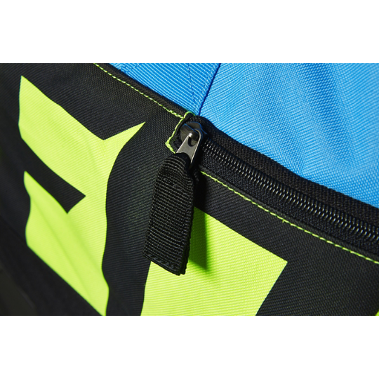 Fox Shuttle Roller Print Gear Bag, сумка для экипировки, сине-желто-черный