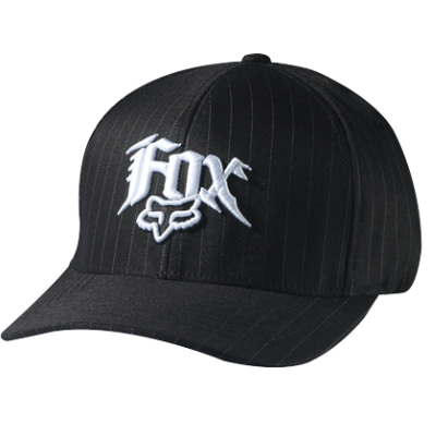 Fox Racing Next Century Flexfit бейсболка, черный с полосками