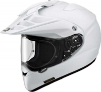 Shoei Hornet ADV Plain WHITE PinLock шлем эндуро, белый глянцевый