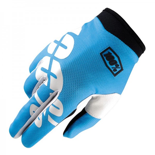100% ITrack мотоперчатки, синий